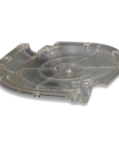 Body half upper transparent PA6 for corner DR 850